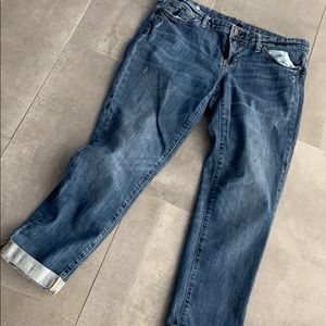 GAP PREMIUM BOYFRIEND JEANS 10 washed